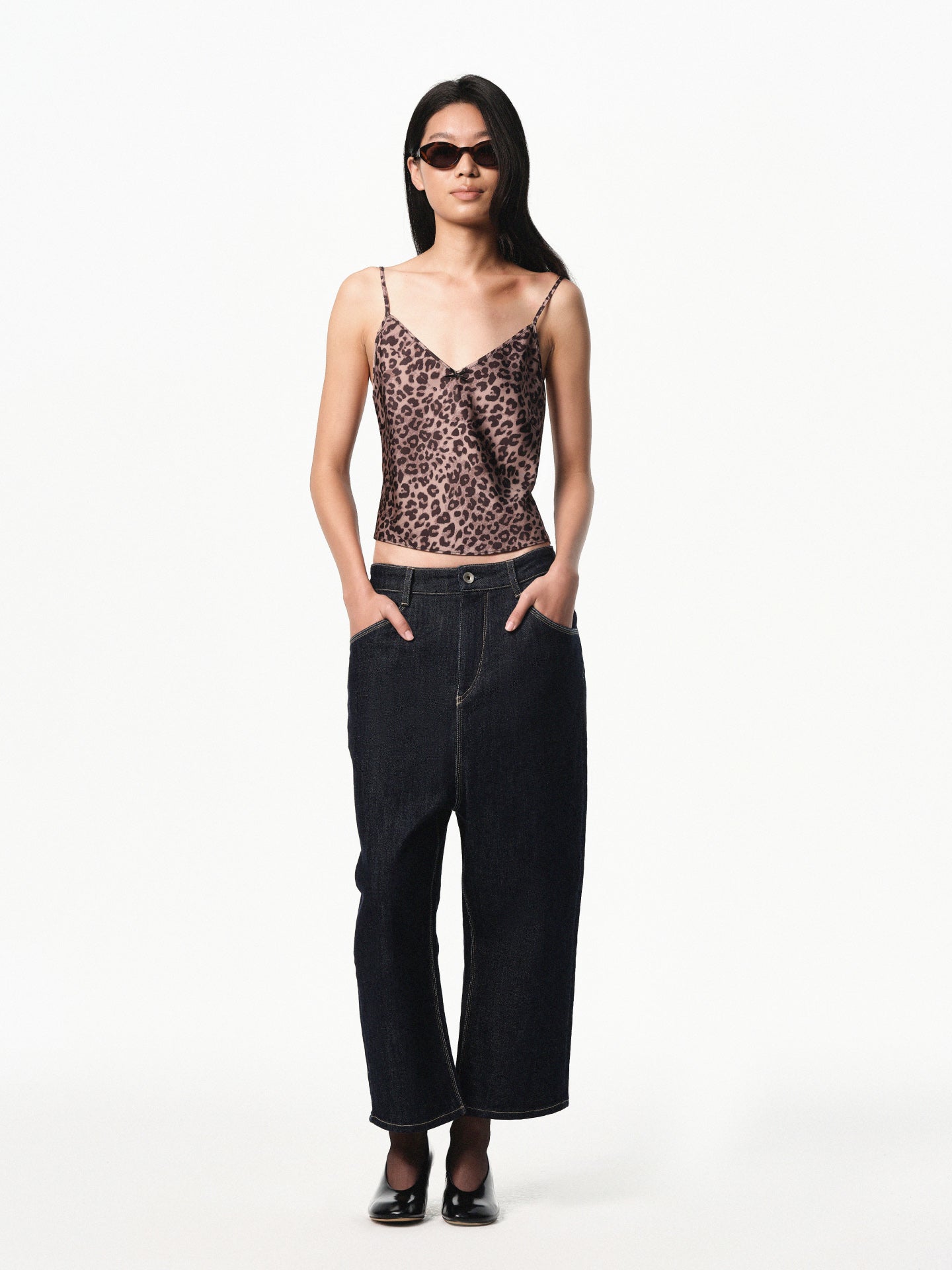 “Dandy” Relaxed Cropped Jeans