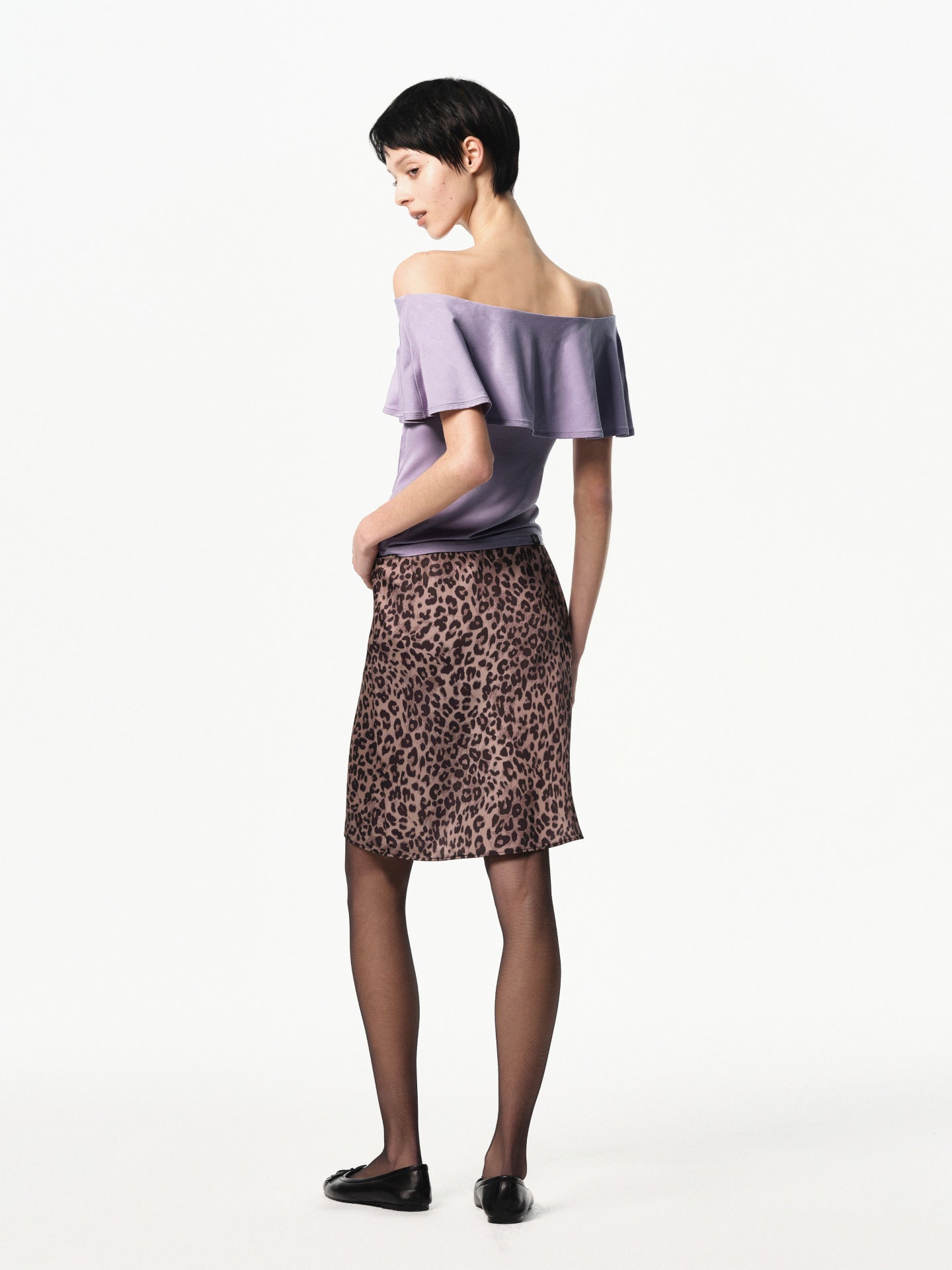 “Classique” Bias-cut Satin Skirt
