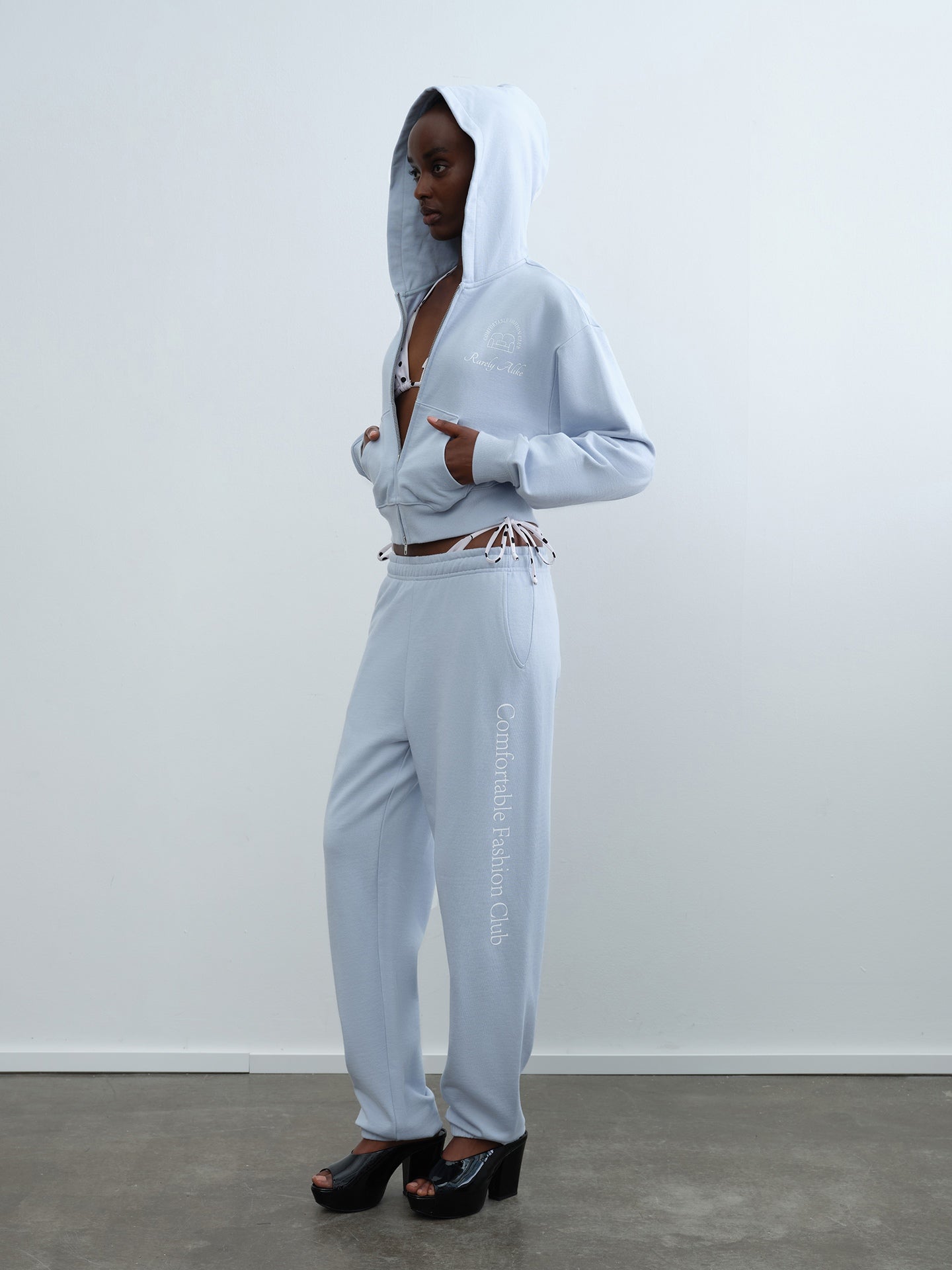 CFC Club Print Zip-Front Hoodie