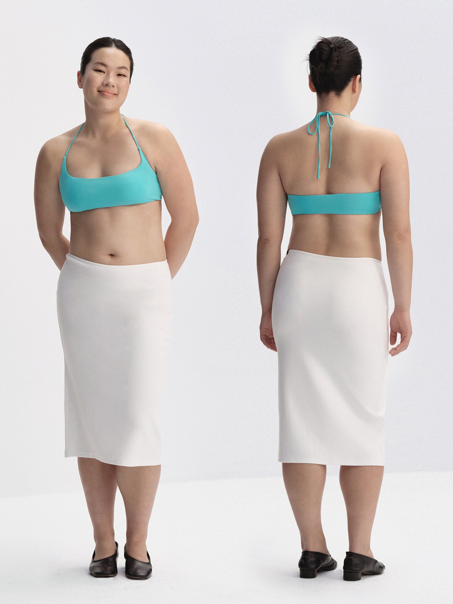 One-Shoulder Dolman-Sleeve T-Shirt