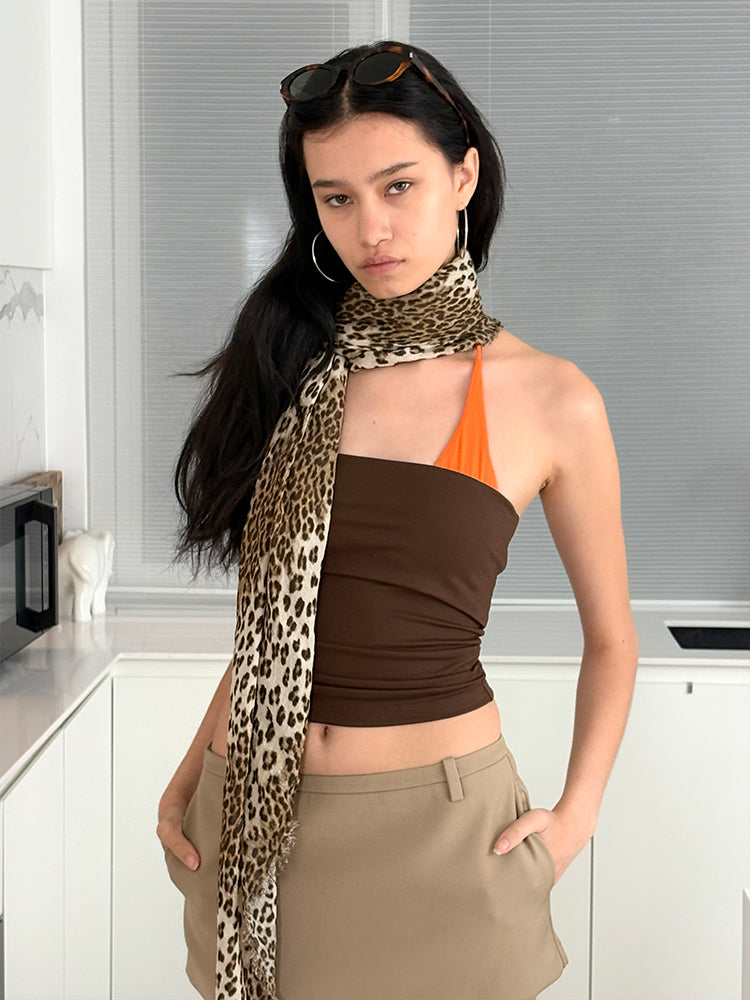 Fold-over Fitted Tube Top