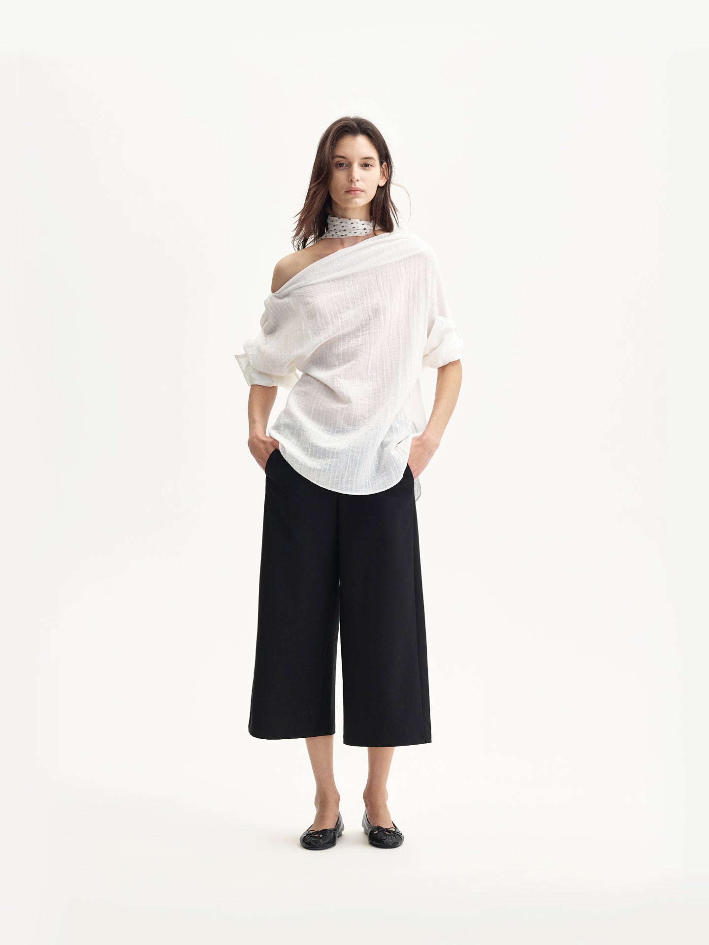 “Haze” Multi-way Off-shoulder Shirt