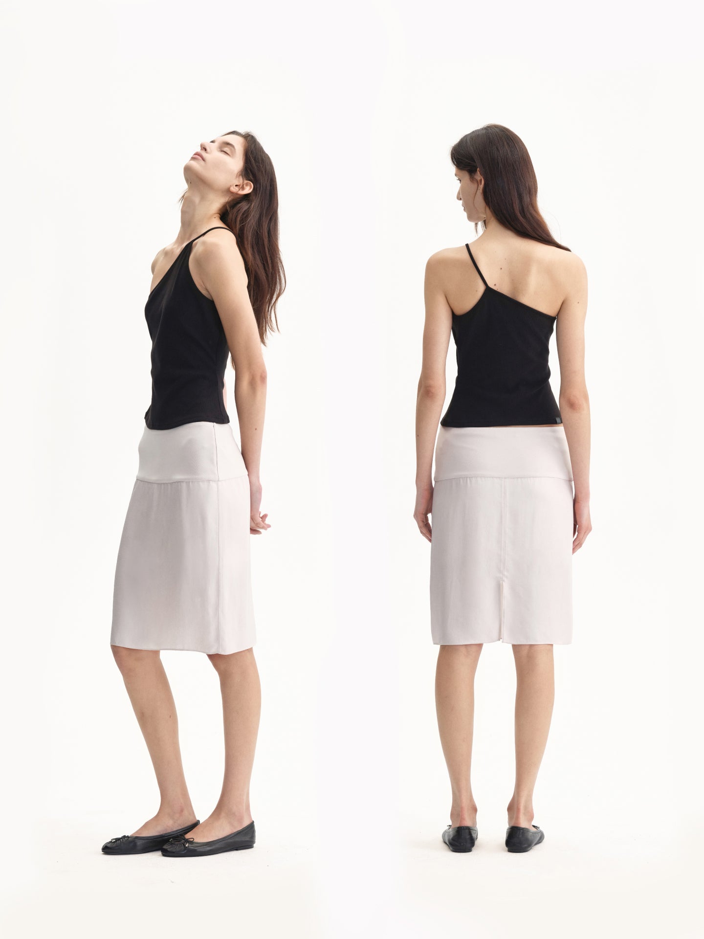 “Classique” Asymmetric Slim Tank Top