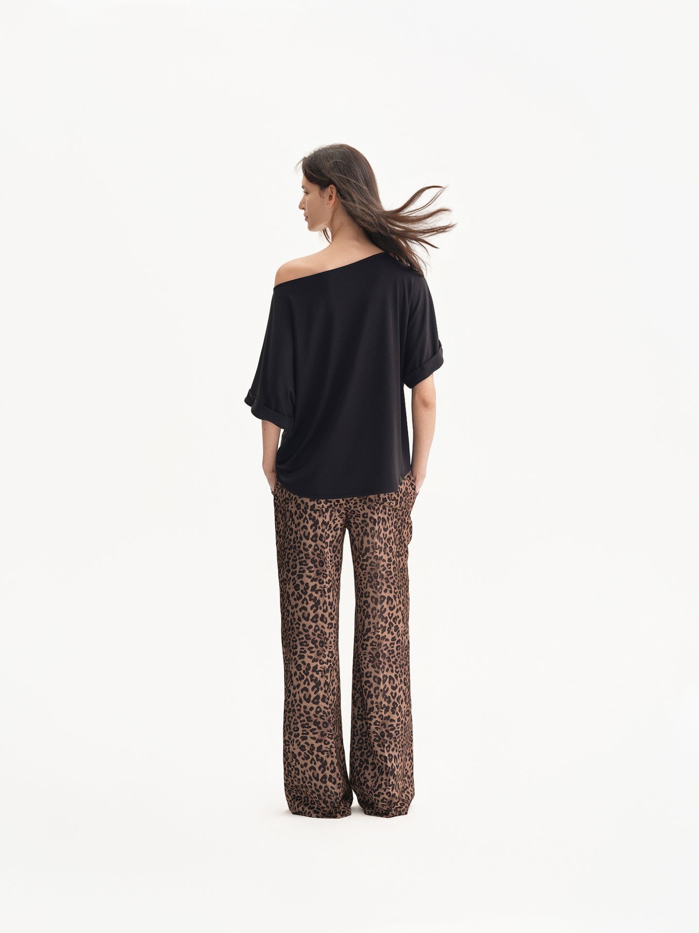 “Holiday Mood” Satin Lounge Trousers