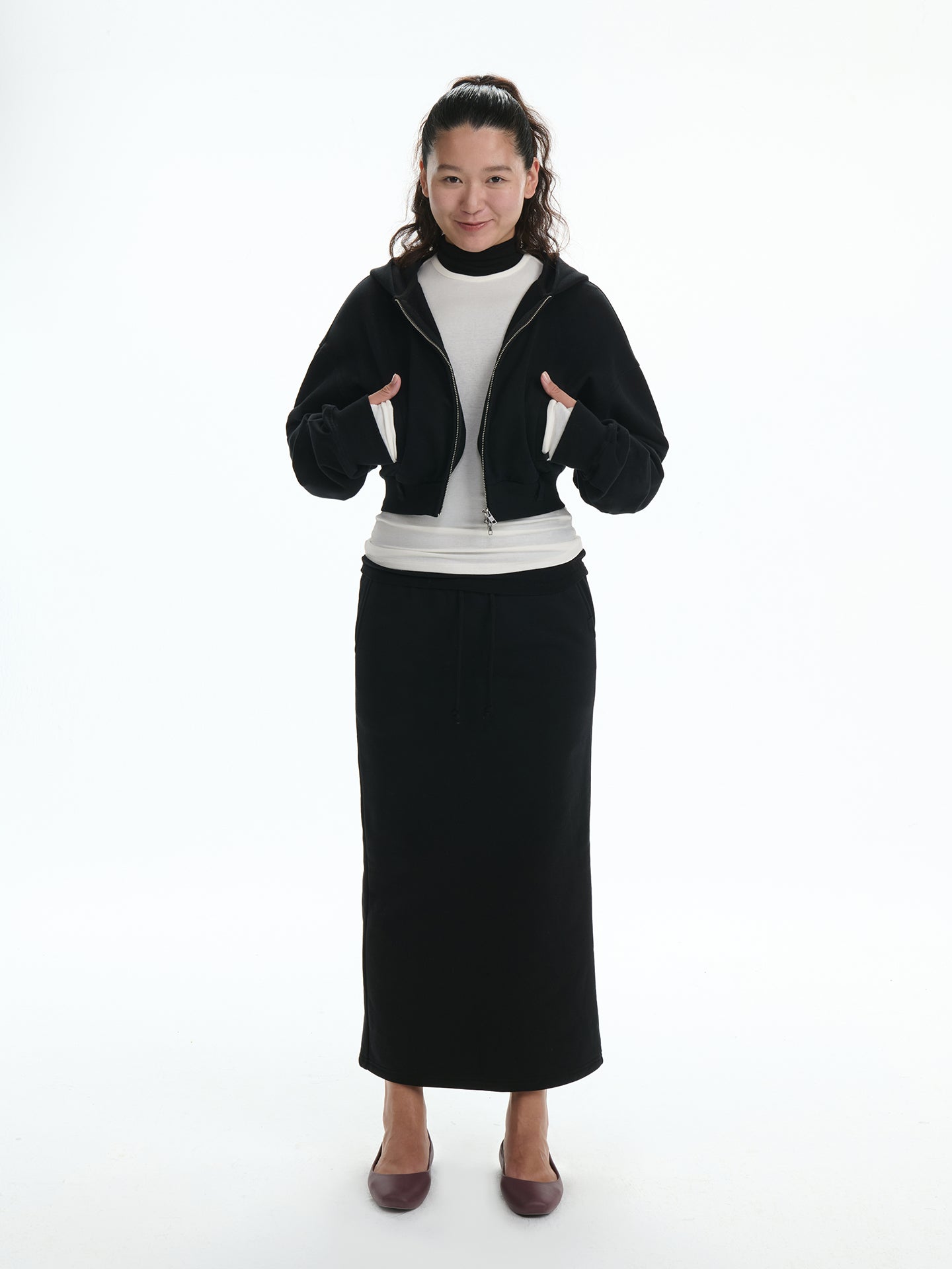 "Take a Walk" Cropped Hoodie