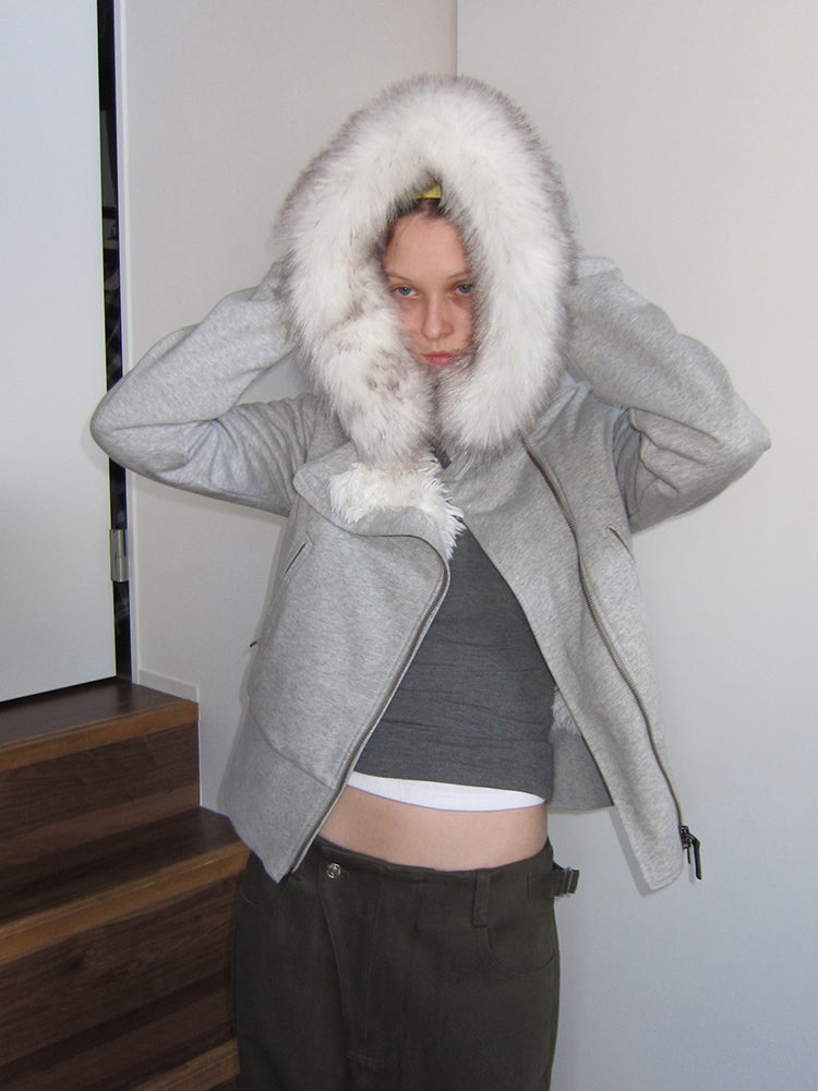 The Hooded Fur Collar Puffer