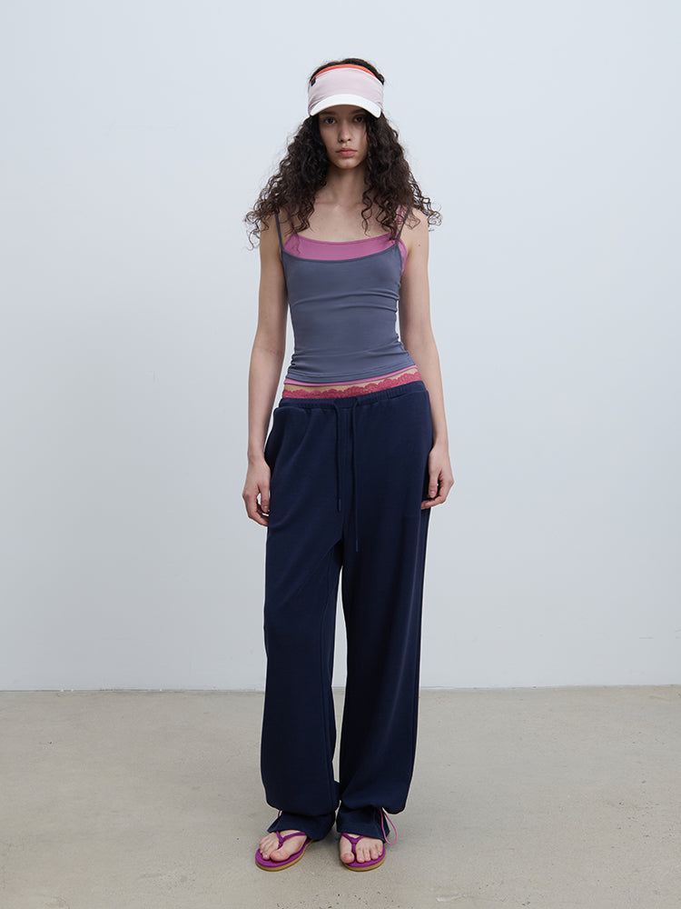Colorblock Layered 2 Piece Sling Top