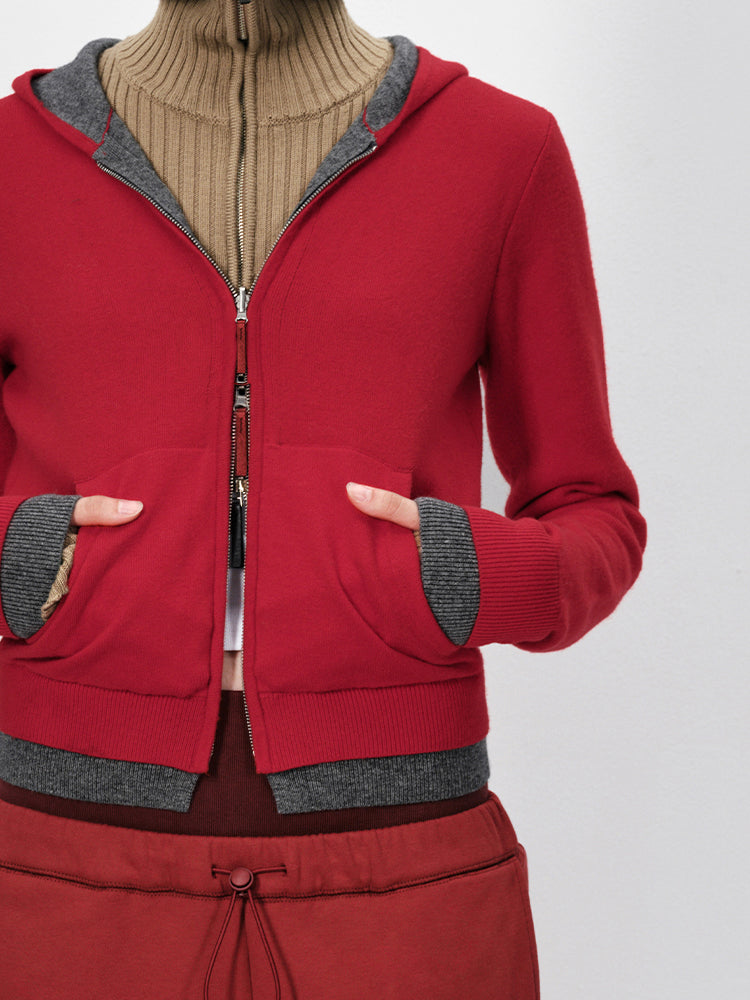 The Festive Two-way Knitted Cardigan