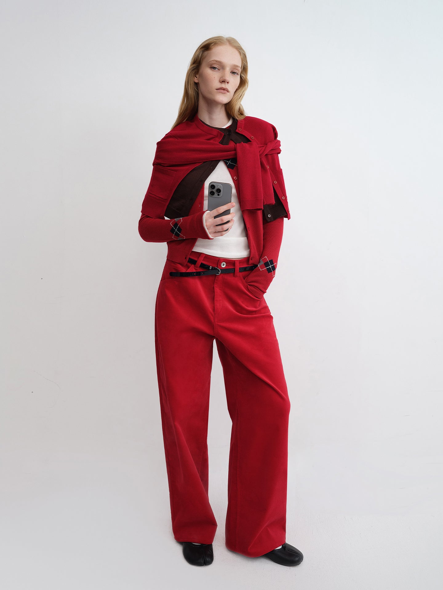 Plush Wide-Leg Pants