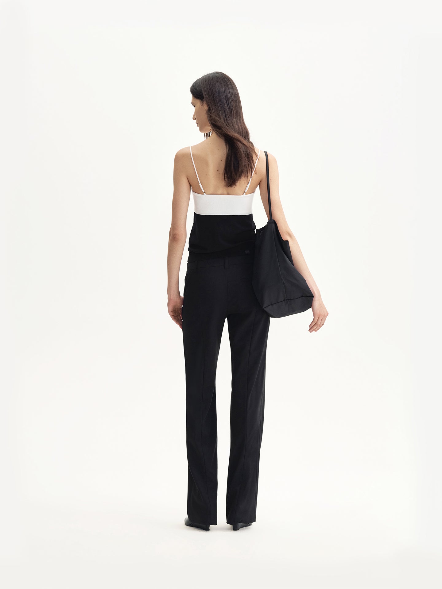 “Classique” Low-rise Wool Straight Trousers