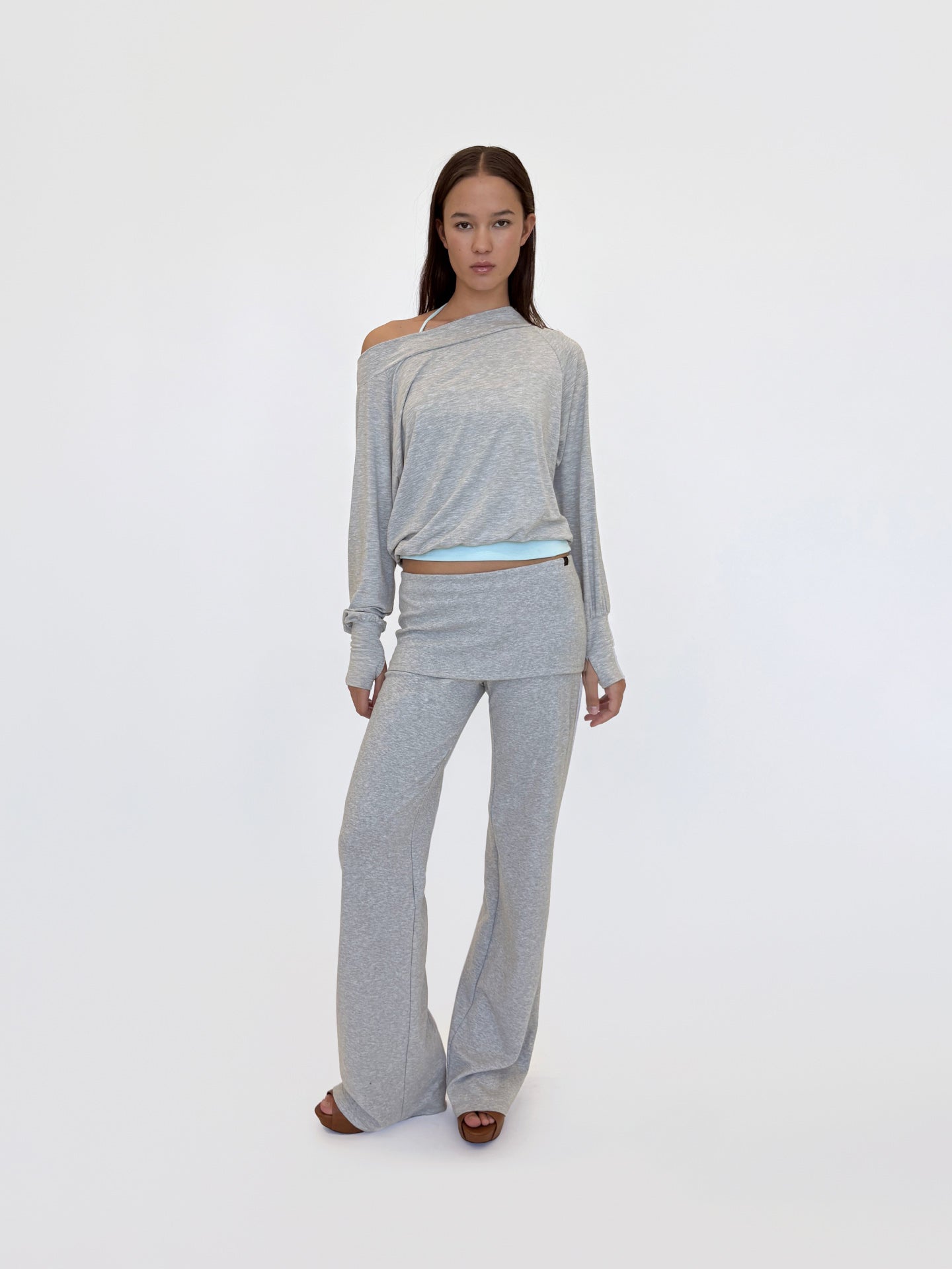 “Take a Walk” Layered Wide-Leg Pants
