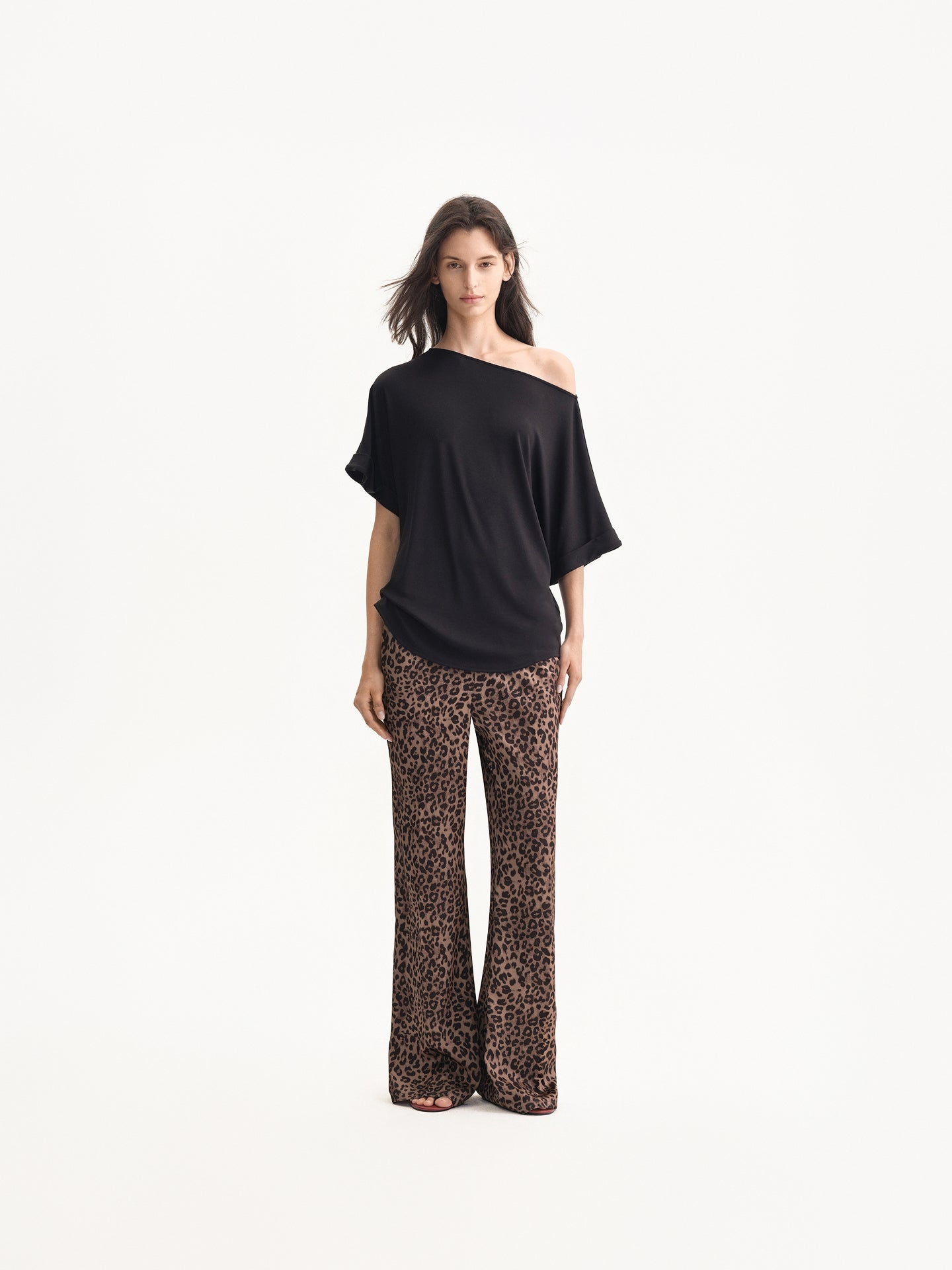 “Holiday Mood” Satin Lounge Trousers