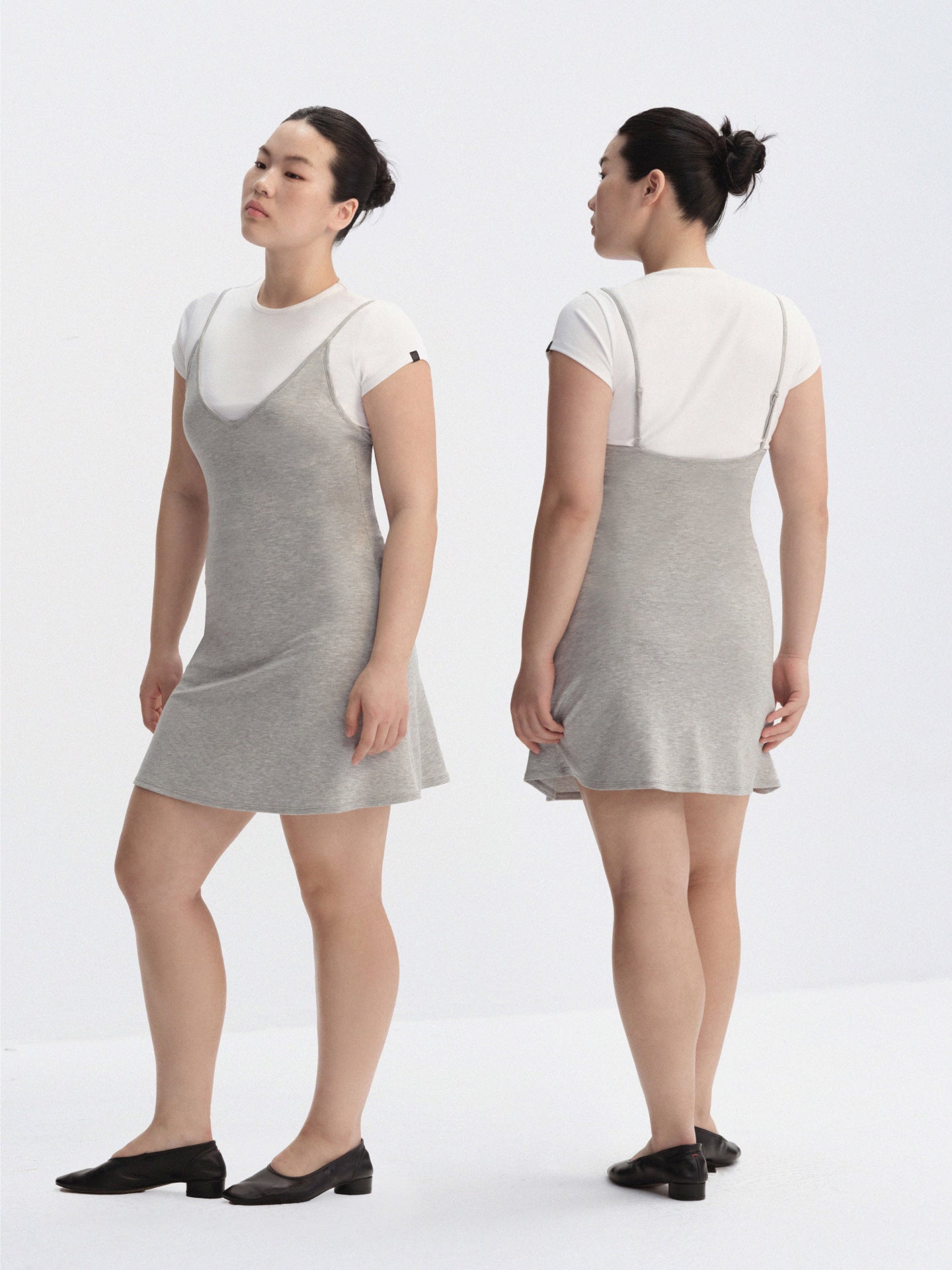 V-Neck Active Dress with Shorts