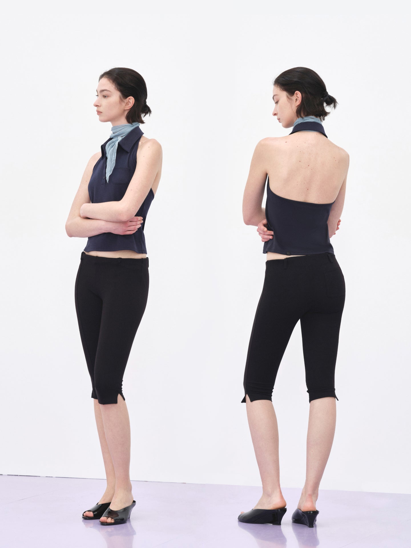 “Light It” Halter Polo Tank