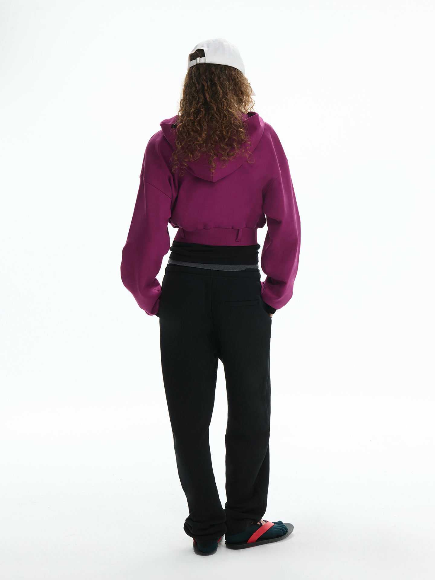 "Take a Walk" Cropped Hoodie