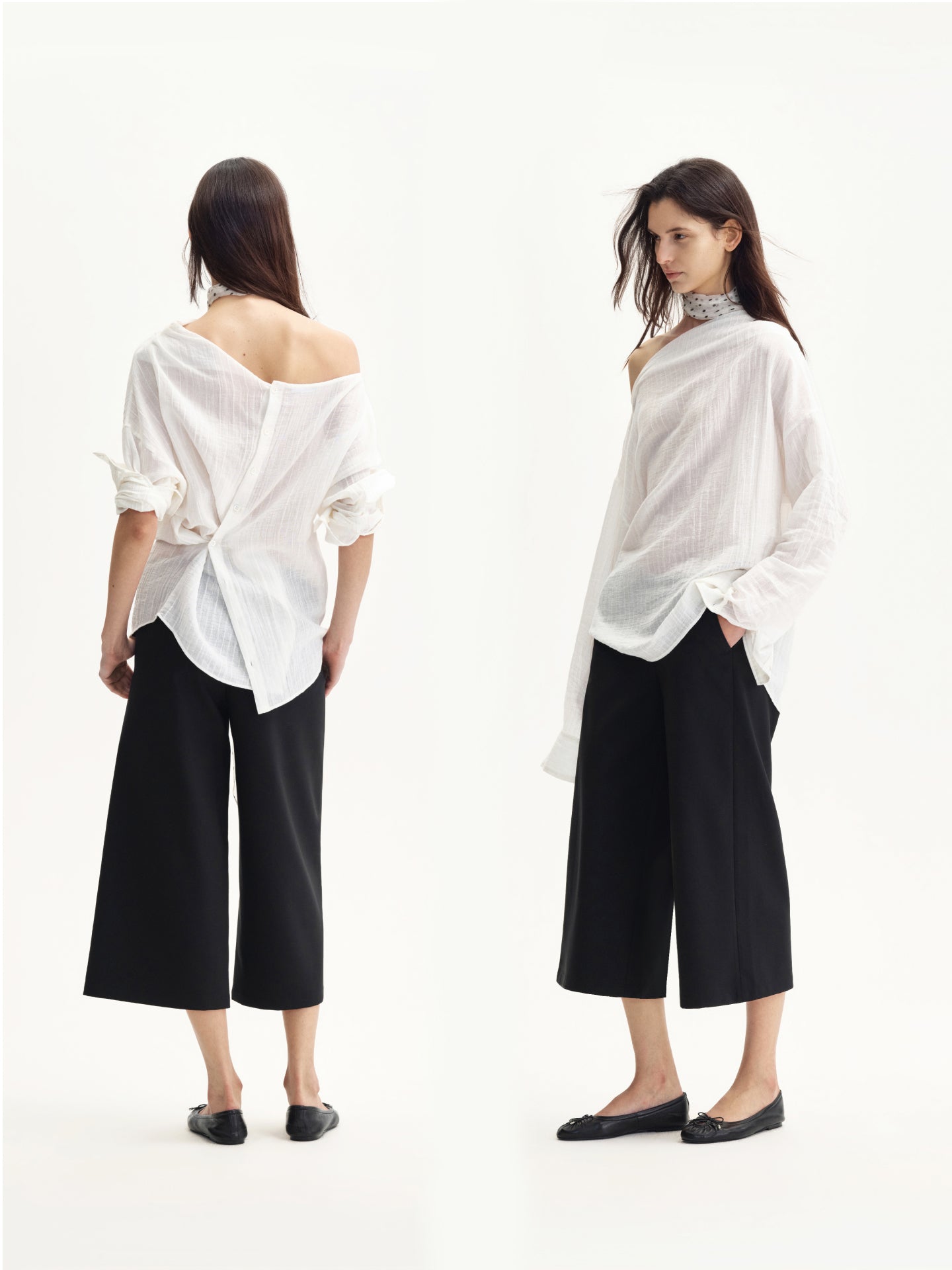 “Haze” Multi-way Off-shoulder Shirt