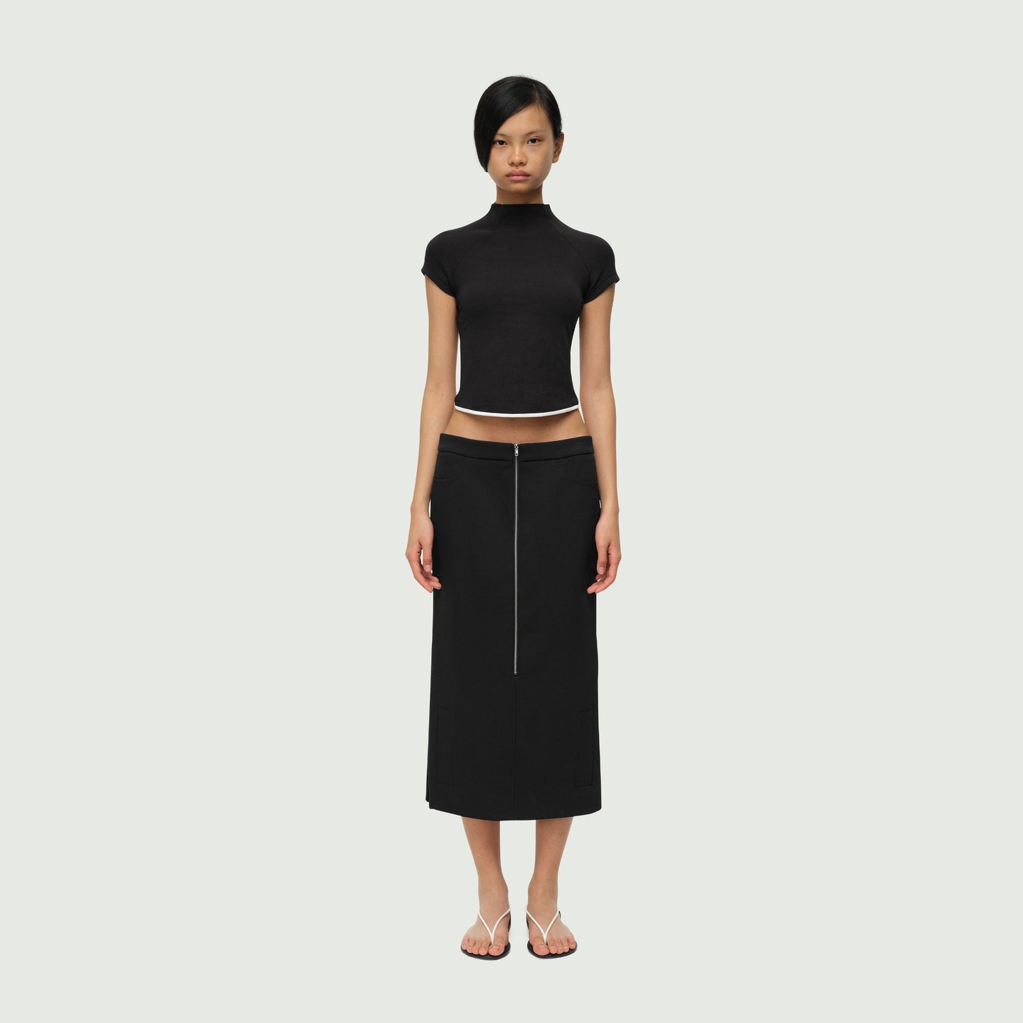 The Turtleneck Cropped T-shirt