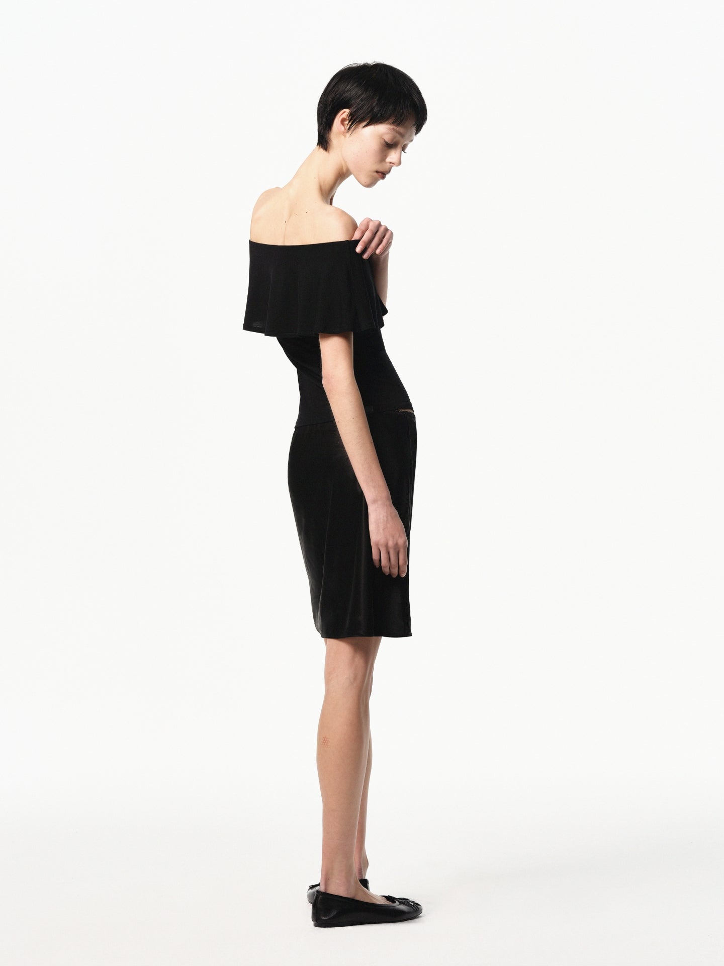 “Lilt” Off-shoulder Layered Top