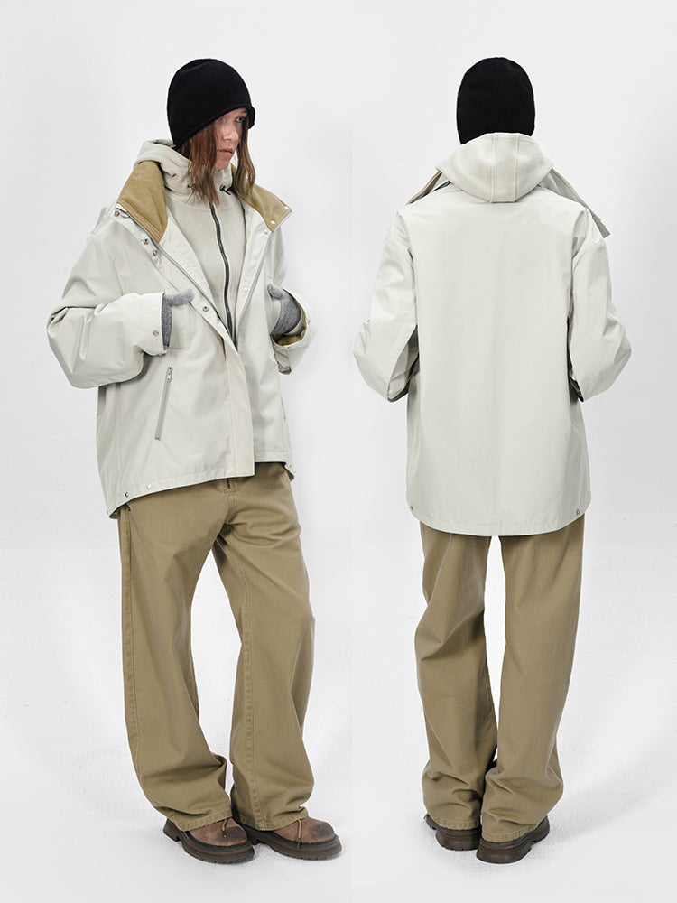 The Hooded Fleece Shell Jacket