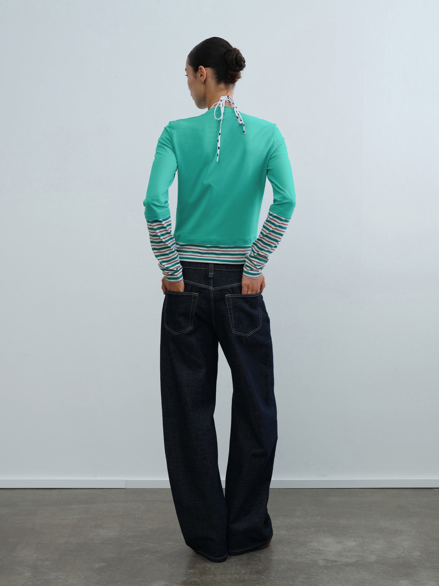 Colorblock Layered Stripe Top