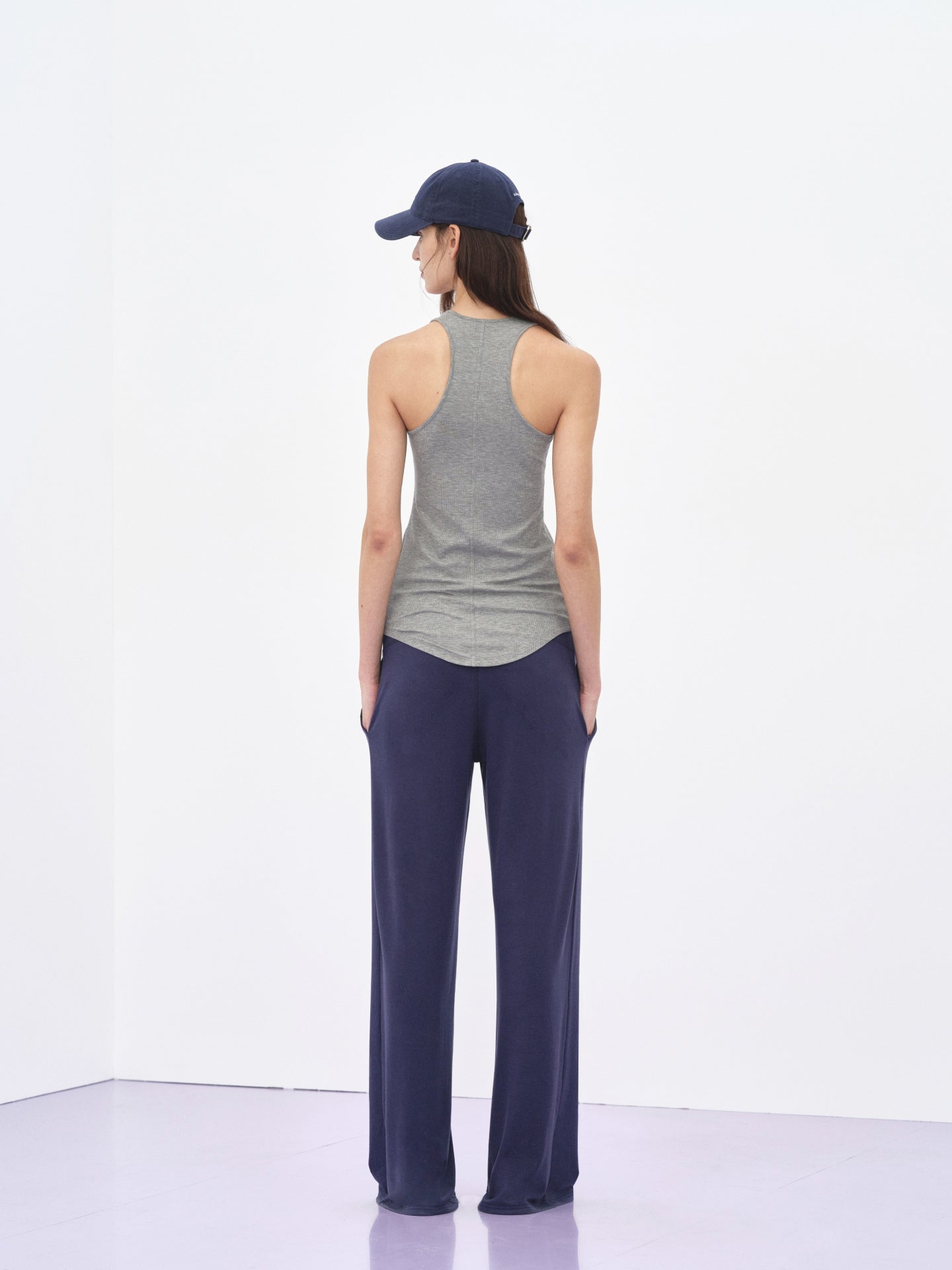 Lyocell Stretch Straight-Leg Pants