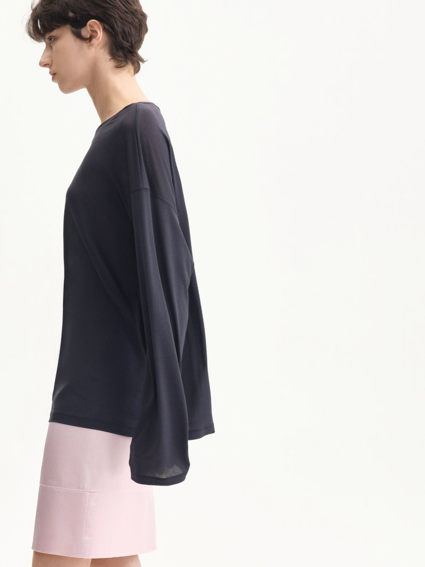 “Paper Silhouette” Sheer Acetate T-shirt