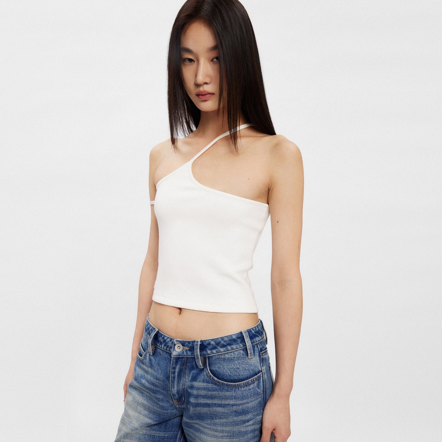 The Asymmetrical Fitted Cami Top