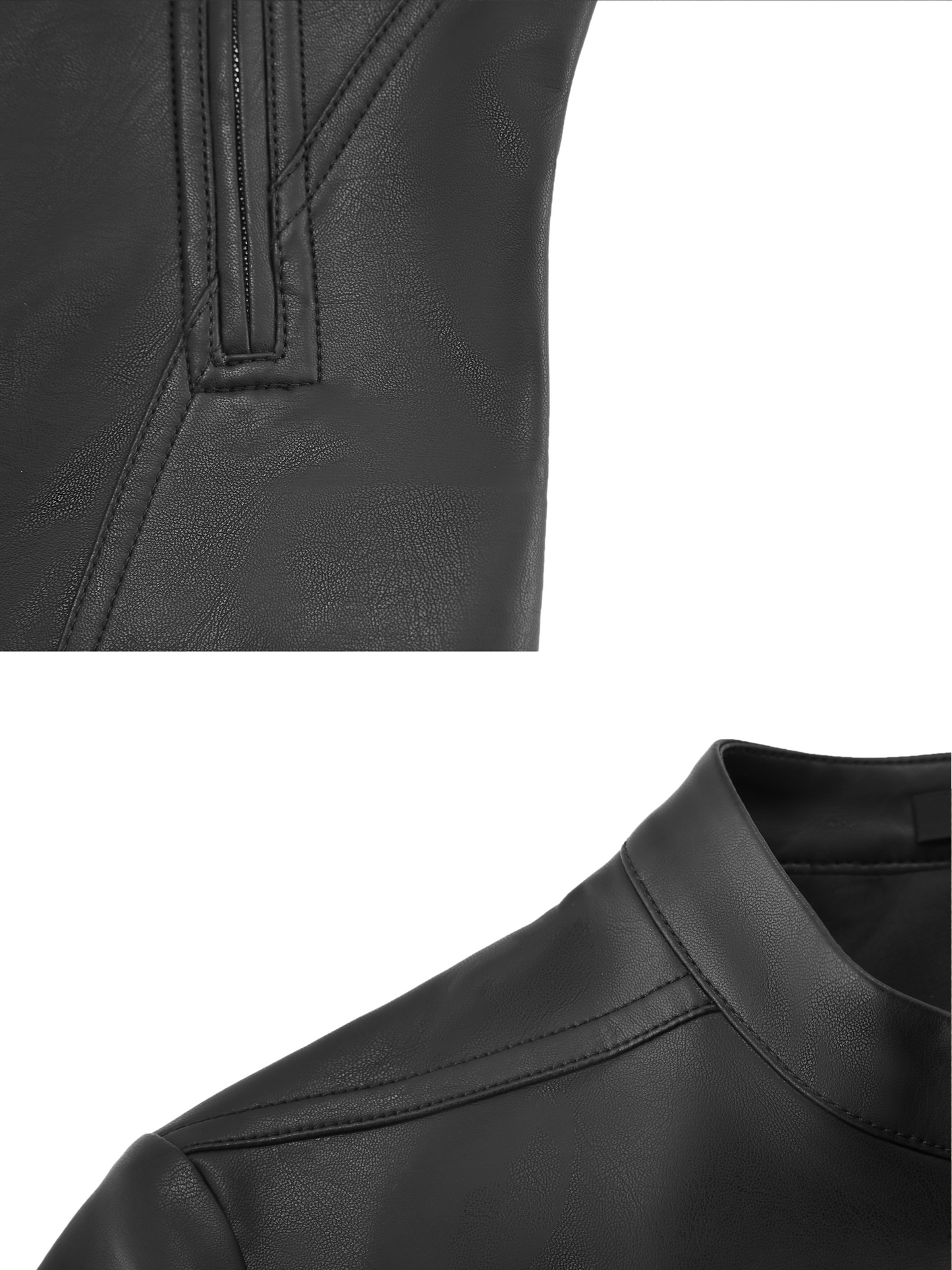 The Asymmetrical Zipped Leather Jacket