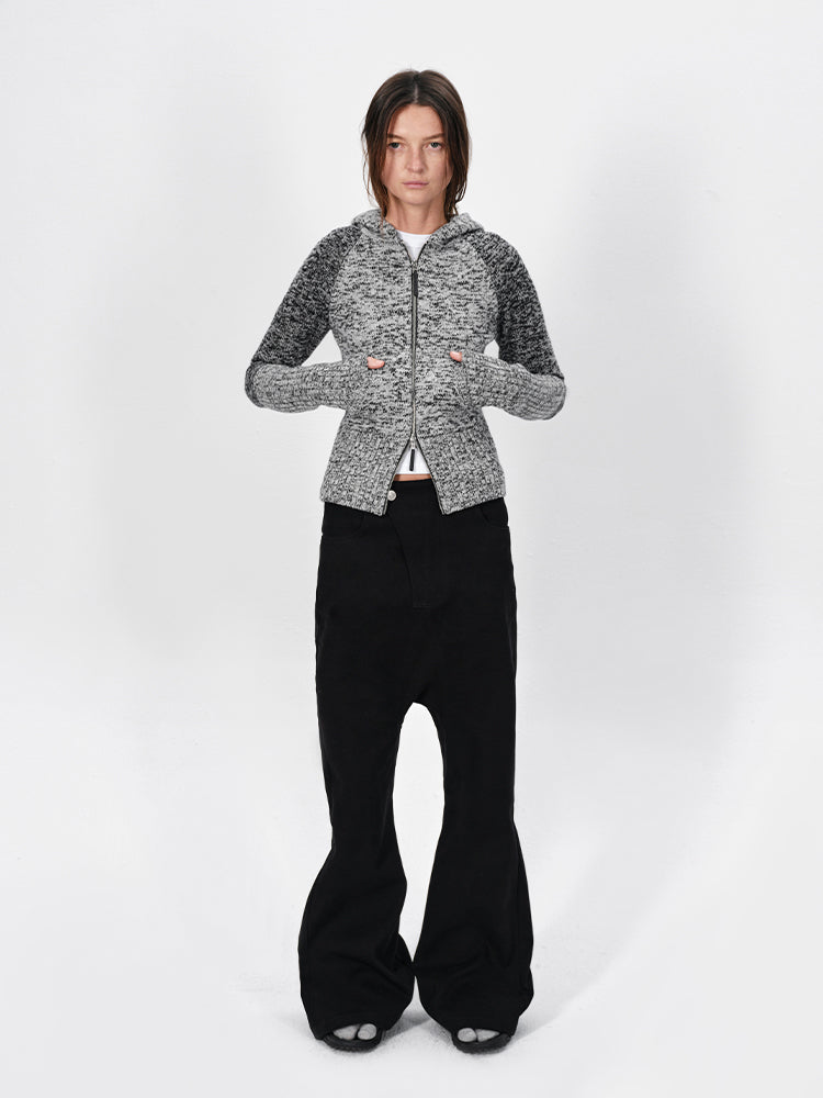 The “KINI” Flared Low Crotch Cargo Pants