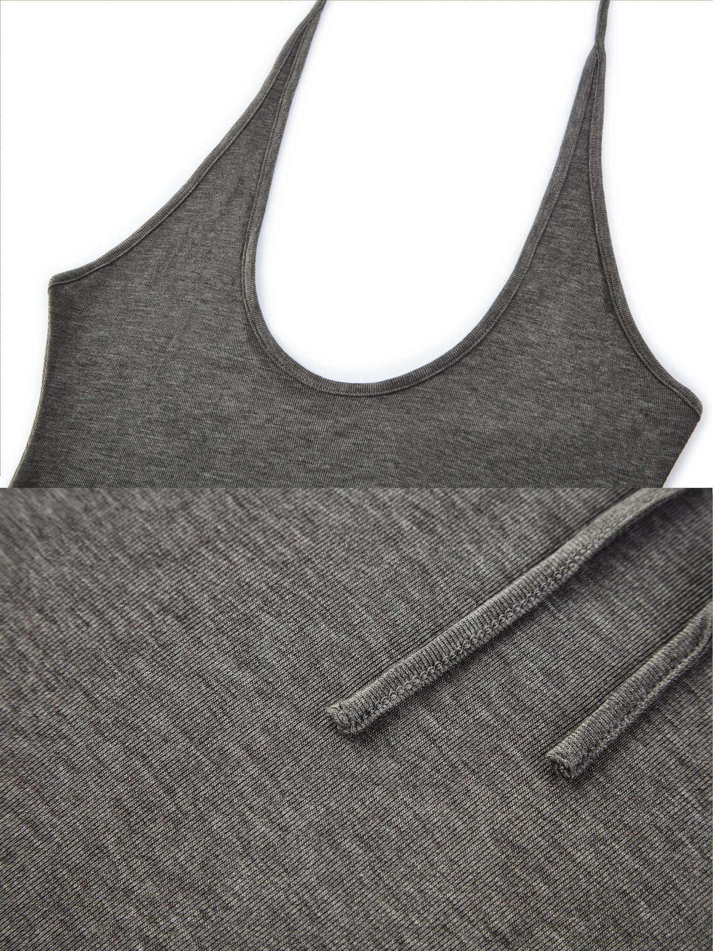"Take A Walk" Halterneck Knit Dress
