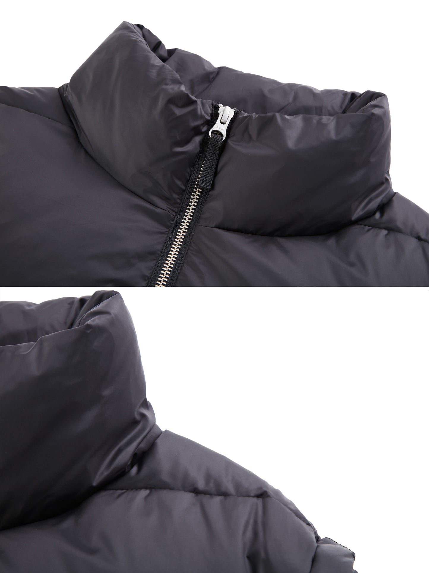 2-in-1 Detachable-Sleeve Puffer Jacket