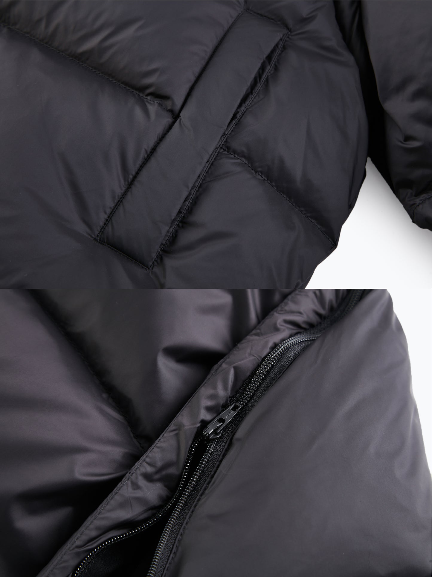 2-in-1 Detachable-Sleeve Puffer Jacket