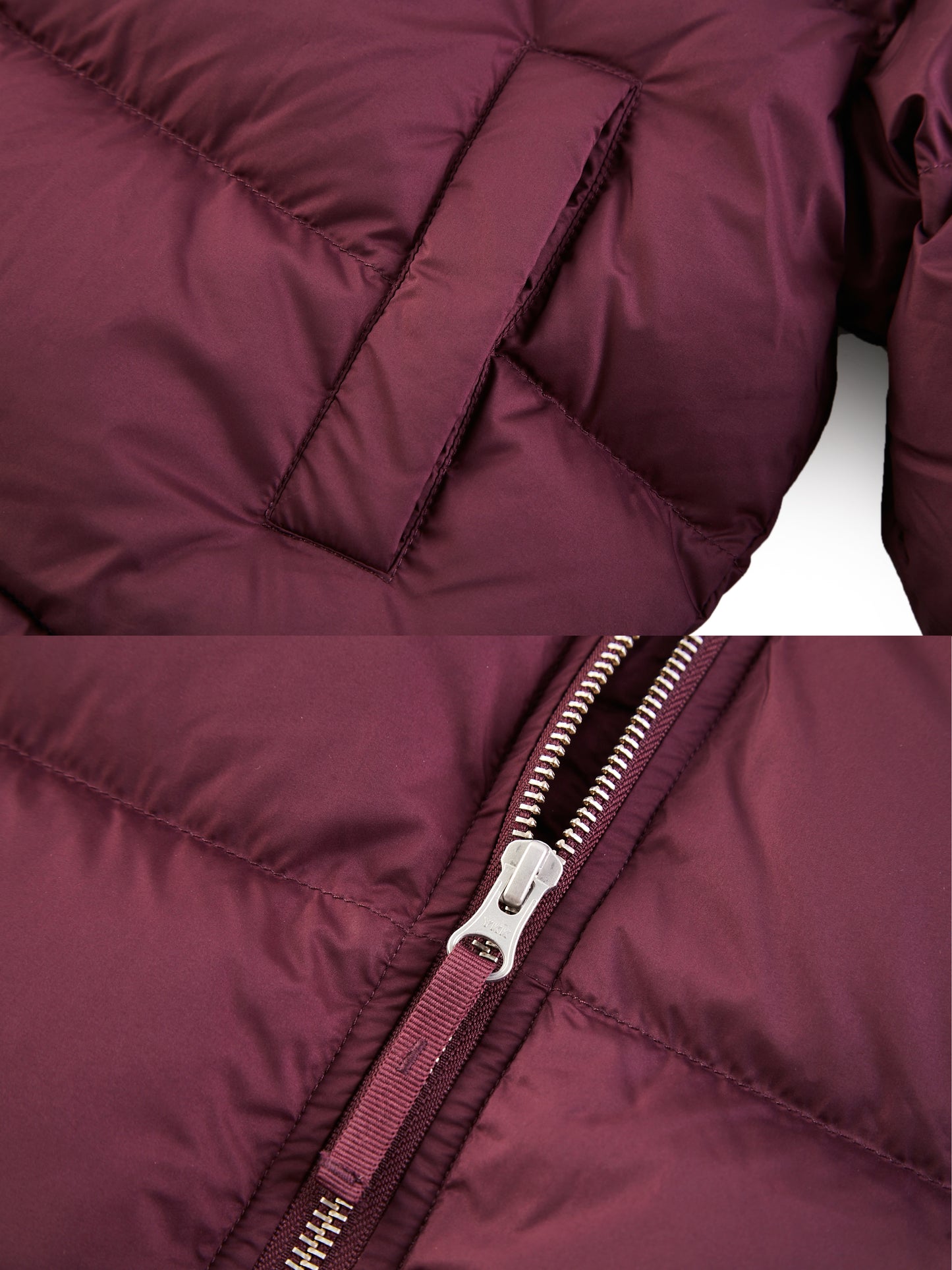 Stand-Collar Cropped Puffer Jacket