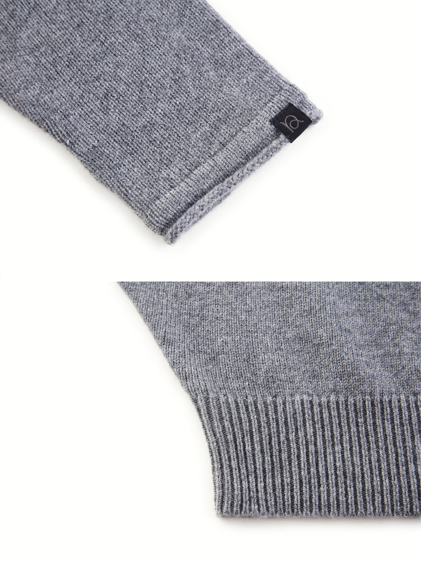 Relaxed Asymmetric Wool Knit Top
