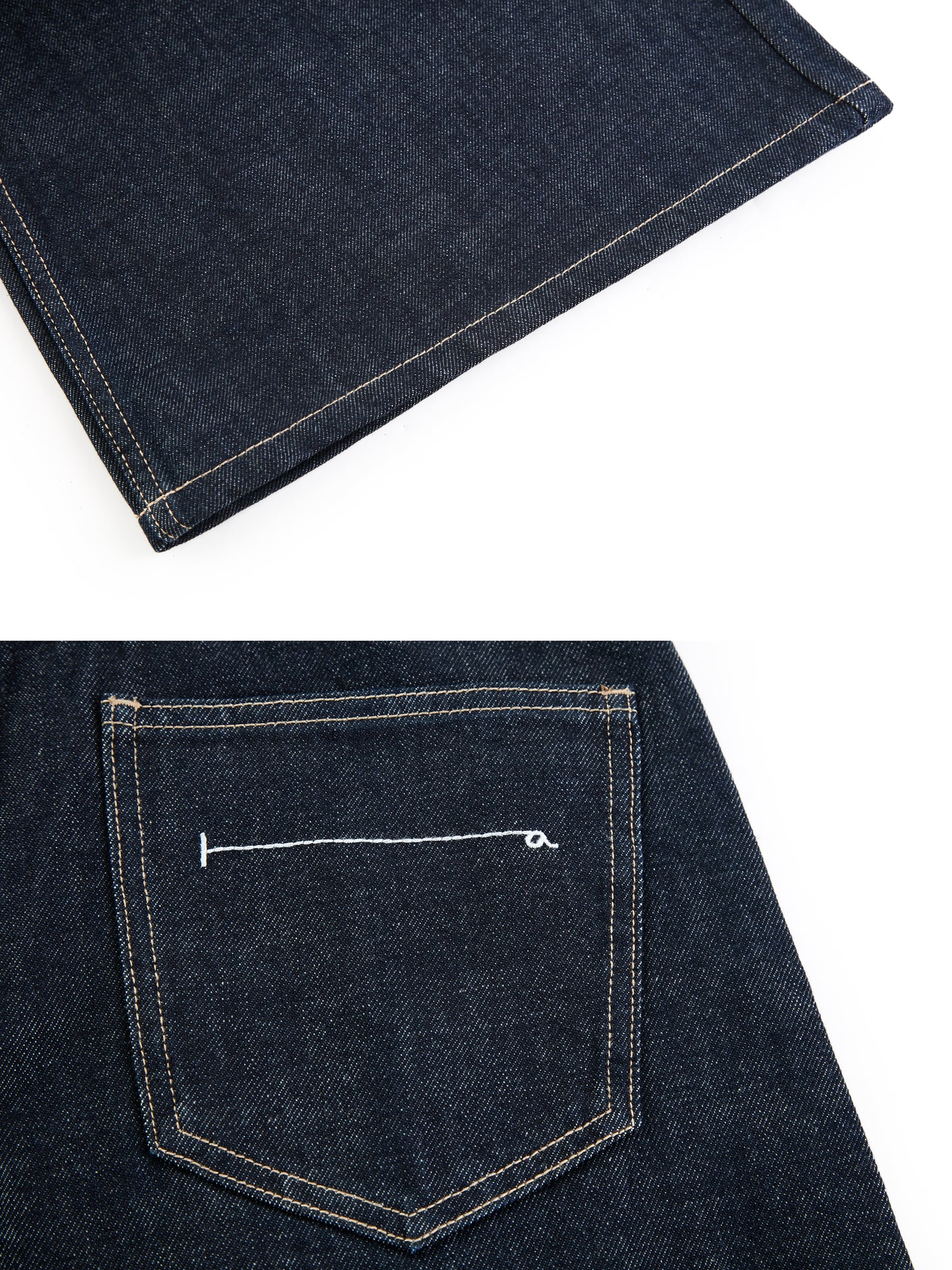 AW Mid-Rise Wide-Leg Denim Pants