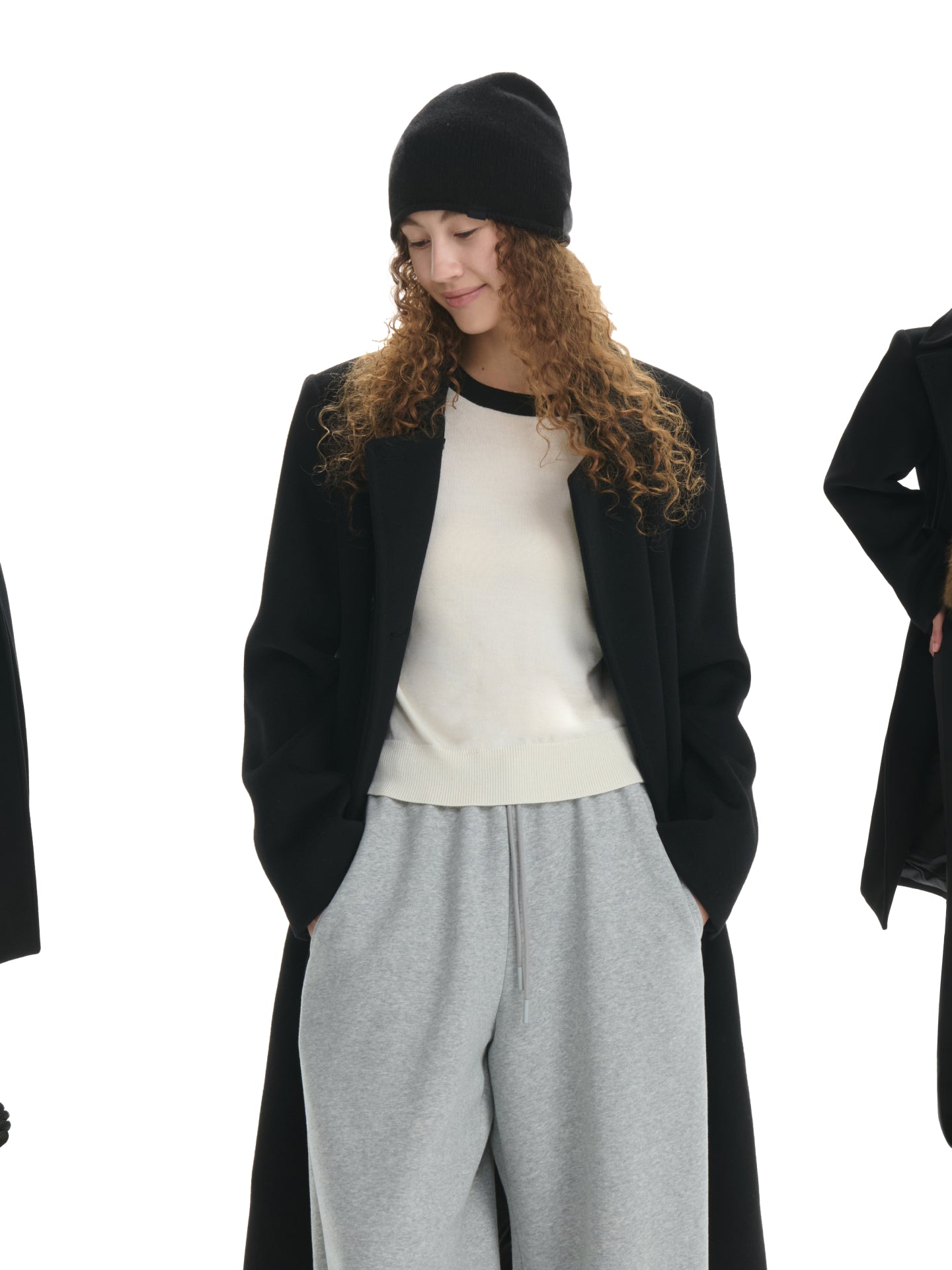 “Boyfriend” Double-Breasted Wool Coat