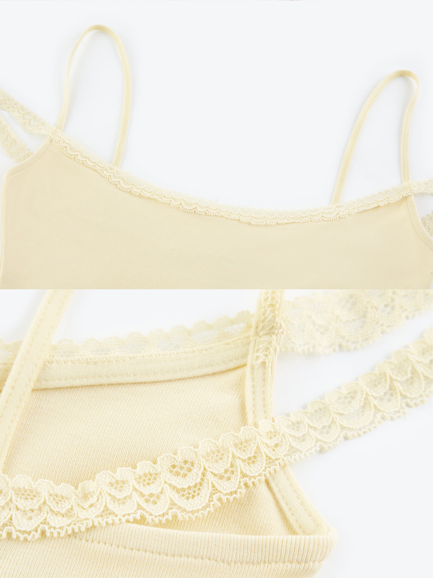 Lace Straps Fitted Sling Top