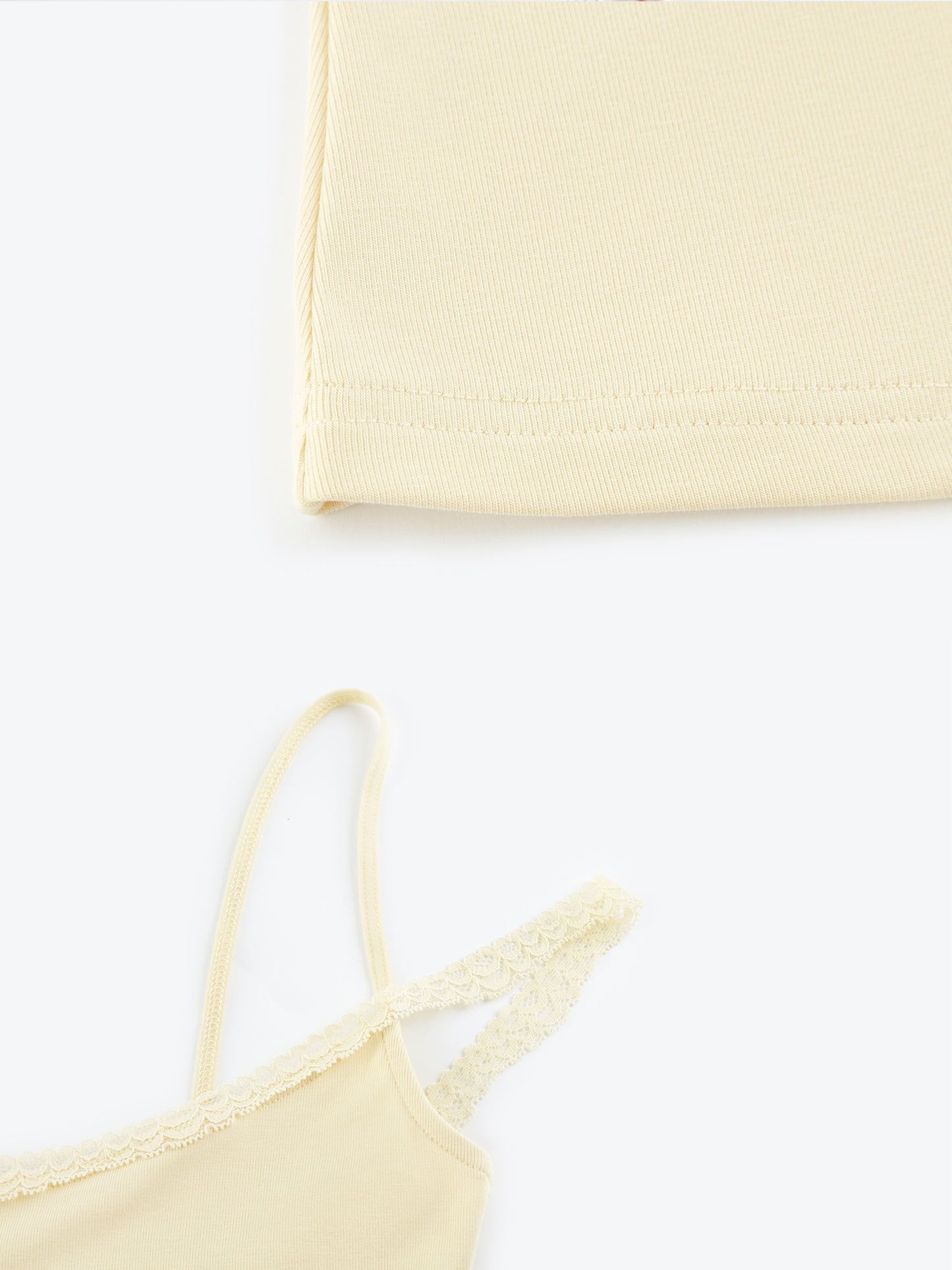 Lace Straps Fitted Sling Top