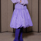 The Bubble Midi Skirt (Purple)