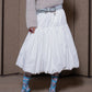 The Bubble Midi Skirt (White)