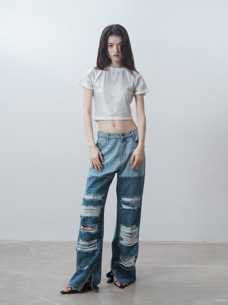 The Ripped Splice Jeans