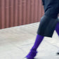 The Flared Knitted Pants (Purple)