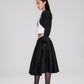 The Movement Pleated Skirt (Black / Brown)
